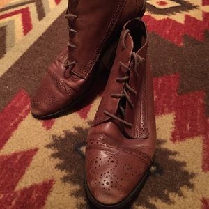 Vintage leather shoes